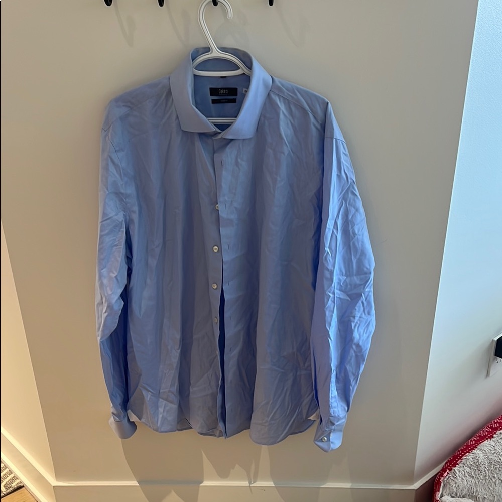 Men's Blue Dress Shirt